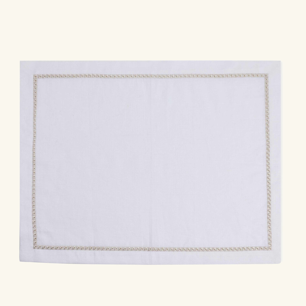 catherine denoual rosely placemat silver