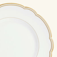 bernardaud pompadour salad plate round gold 21cm