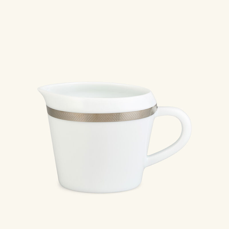 Maille Platine Creamer White bernardaud maille platine creamer white