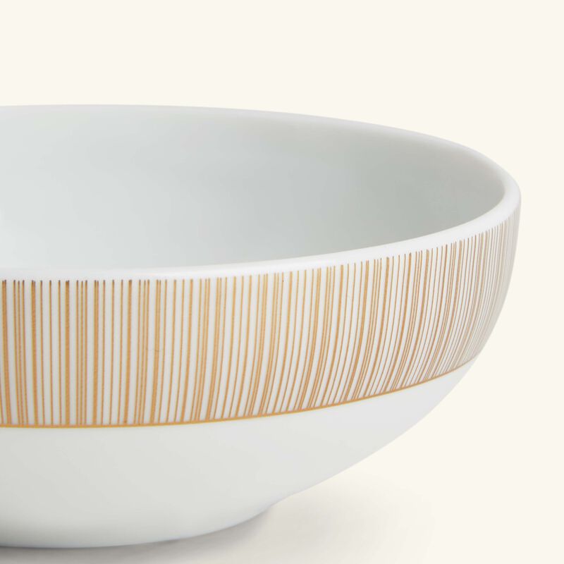 bernardaud sol serving bowl gold 14cm
