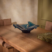 daum maya rays centerpiece blue limited edition