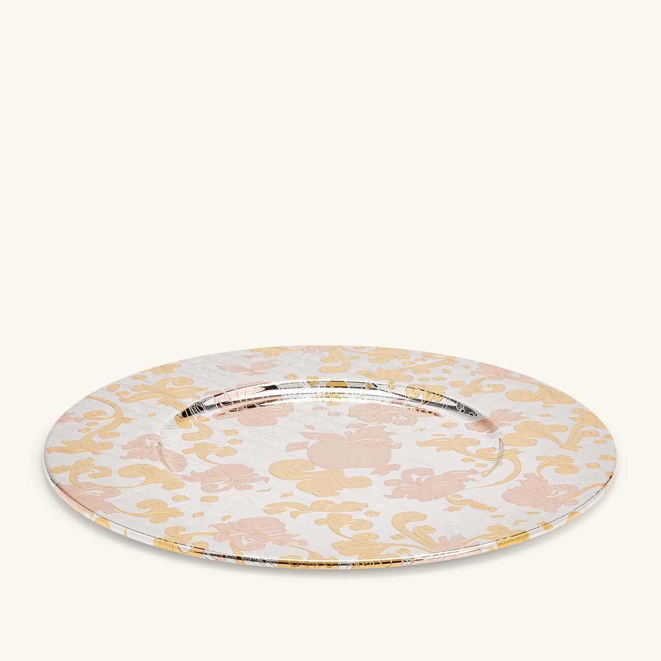 كريستوفل قاعدة الأطباق جاردن ديدن باللون الذهبي