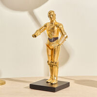 C3PO Sculpture Gold lladro c3po sculpture gold