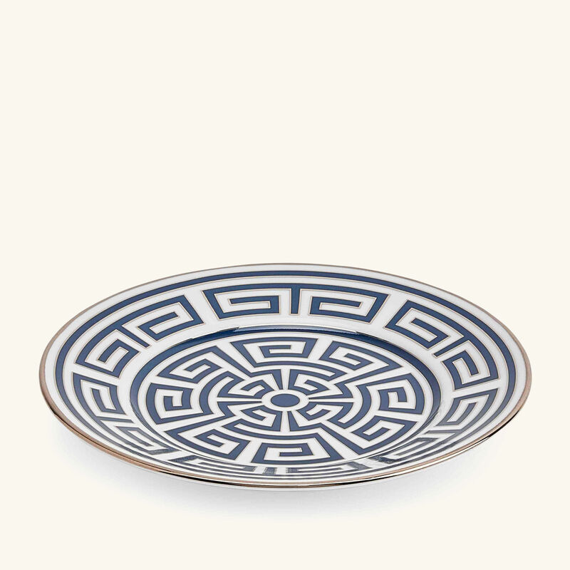 ginori 1735 labirinto blue bread plate blue