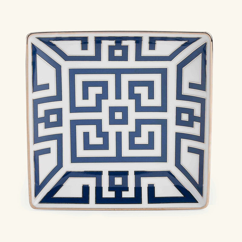 صينية لابيرينتو زافيرو صغيرة زرقاء جينوري 1735 صينية لابيرينتو زافيرو صغيرة زرقاء