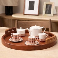 ميسوني هوم فنجان قهوة وصحنه أيكونيك متعدد الألوان