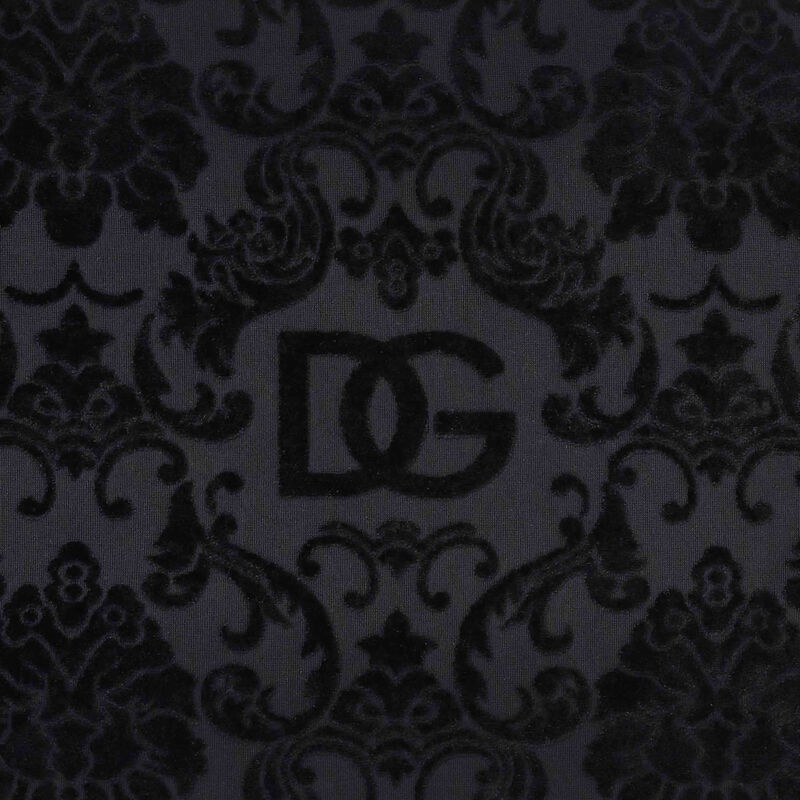 Terry Cotton Bath Mat Black dolce gabbana casa terry cotton bath mat black