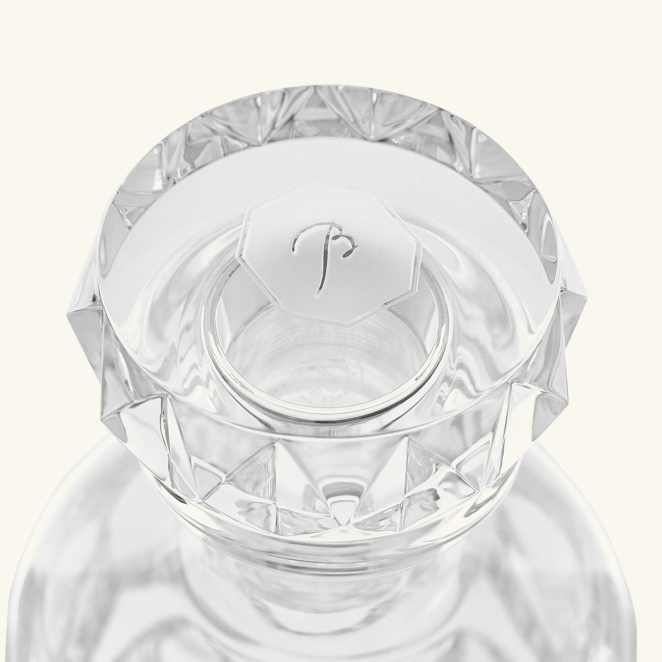 baccarat louxor whiskey decanter clear