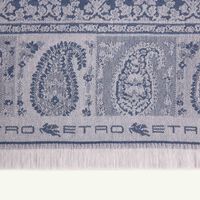 etro tagete throw blue