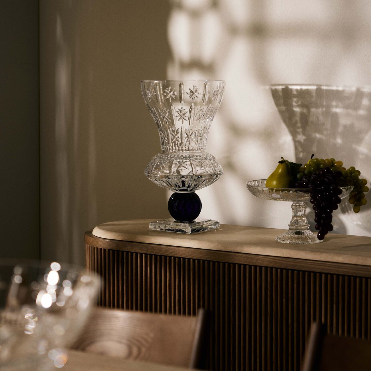 mario cioni   c katherina flared vase large blue