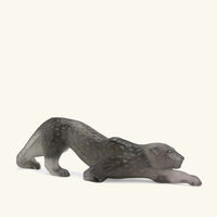 lalique zeila panther sculpture medium gold