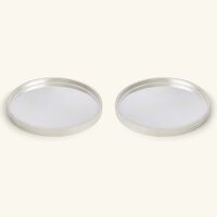 christofle k t serving tray square small silver plated
