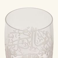dimlaj thuluth short tumbler clear set of 6