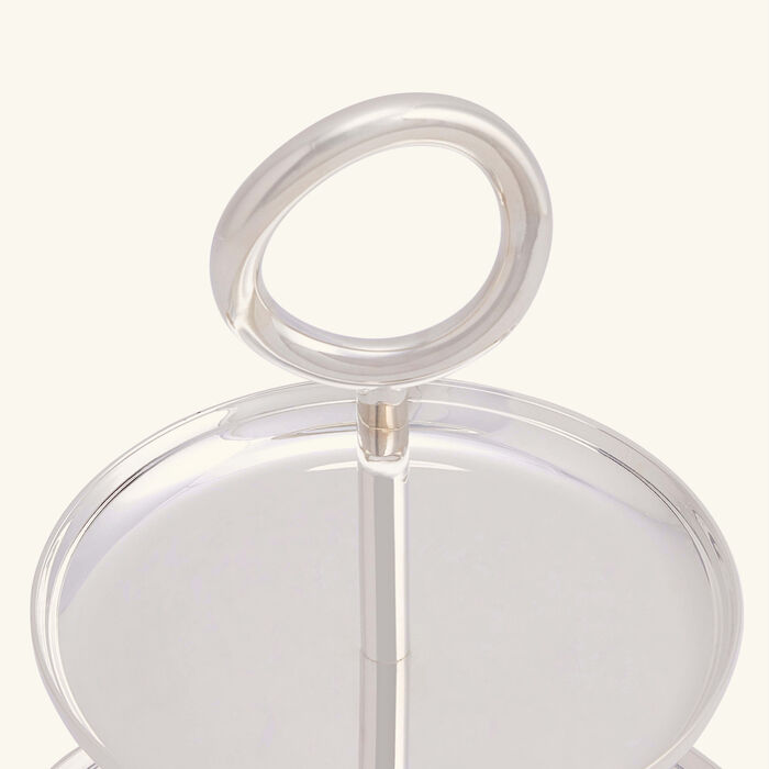 كريستوفل قاعدة الكيك فيرتيجو من طبقتين مطلية بالفضة