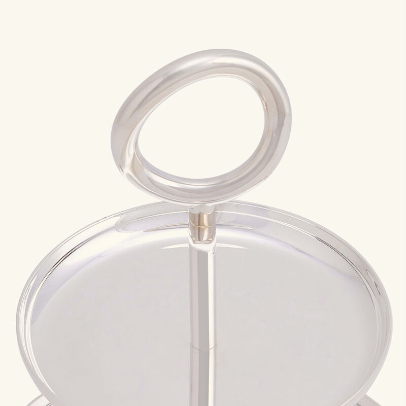 christofle vertigo cake stand silver plated
