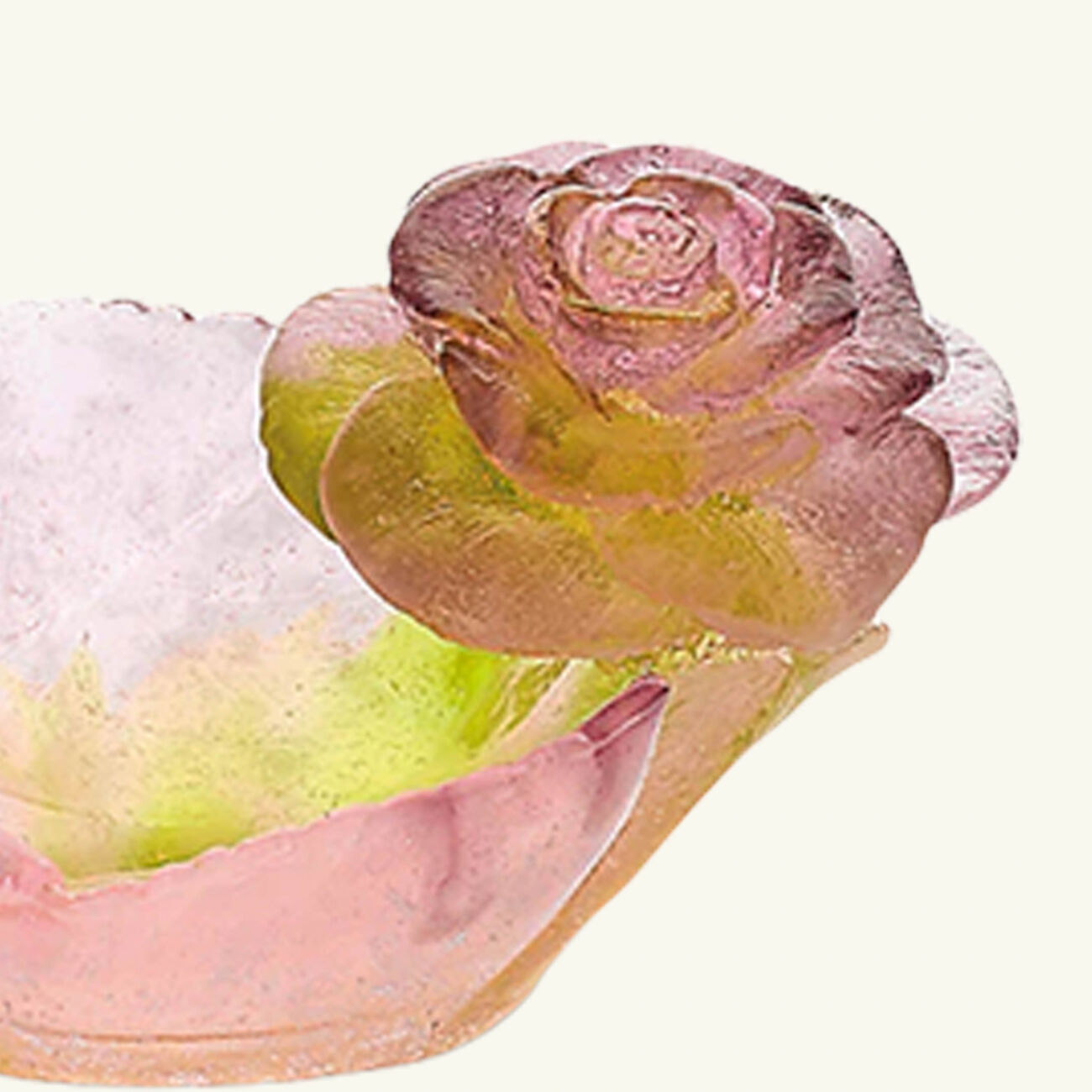 daum crystal roses mini bowl