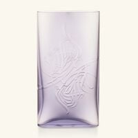 ماريو تشيوني مزهرية شادو بيضاوية طويلة بلون شفاف