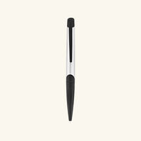 st dupont defi millennium ballpoint pen silver