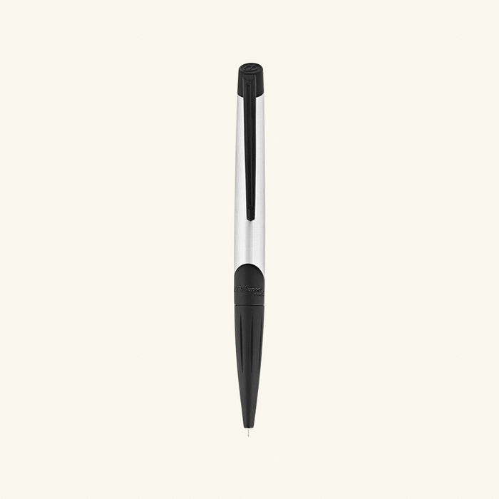 st dupont defi millennium ballpoint pen silver