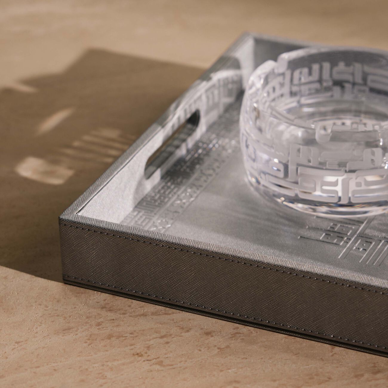 dimlaj dar ashtray round clear