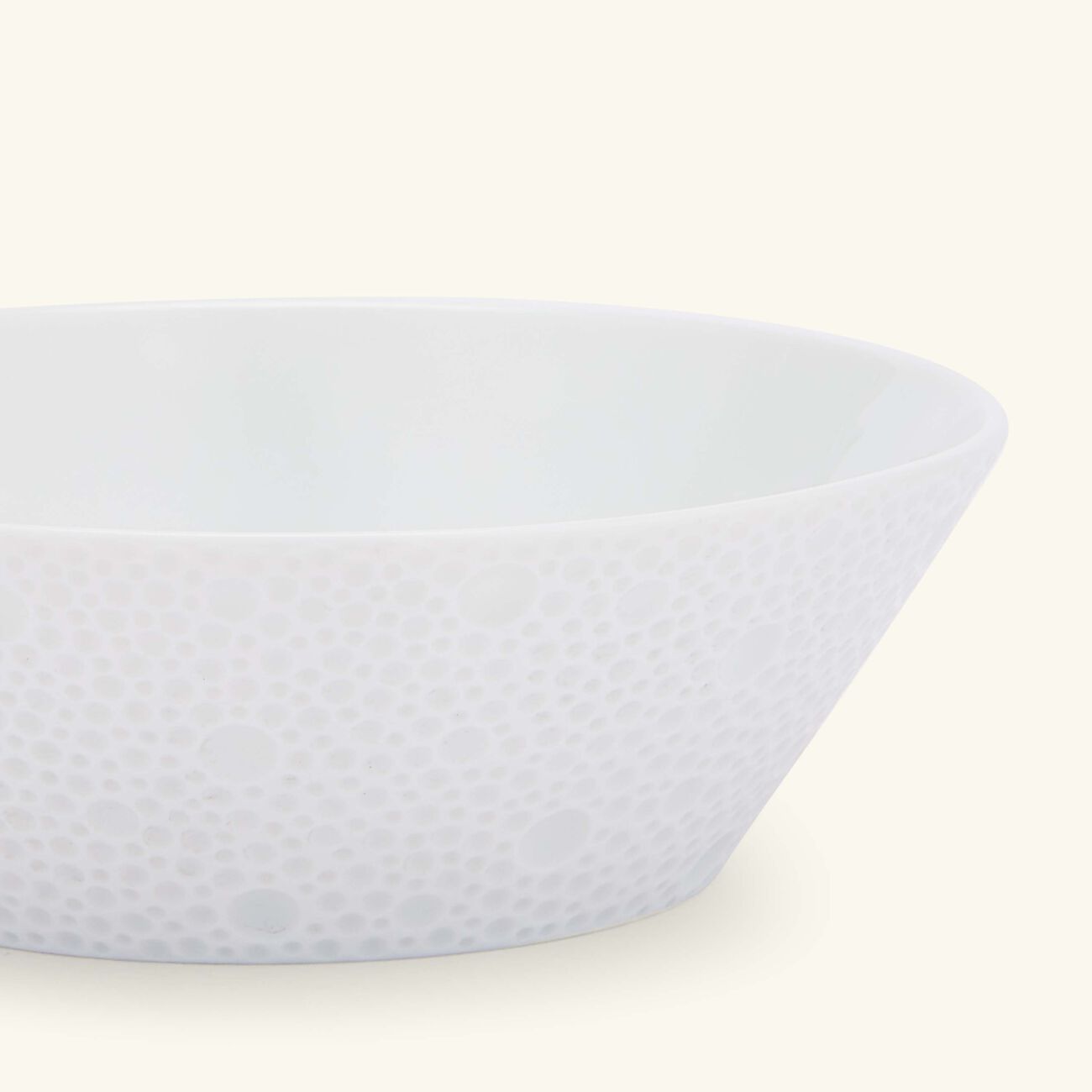 bernardaud ecume candy dish white
