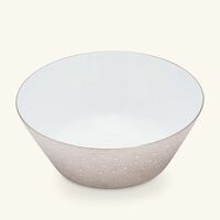 bernardaud ecume salad bowl silver 24cm