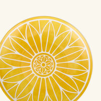 christofle malmaison riviera bread plate round yellow 16 cm