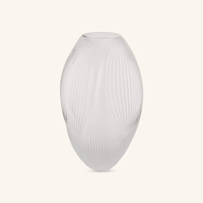 lalique alize vase extra large clear