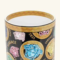 versace medusa amplified vase medium black