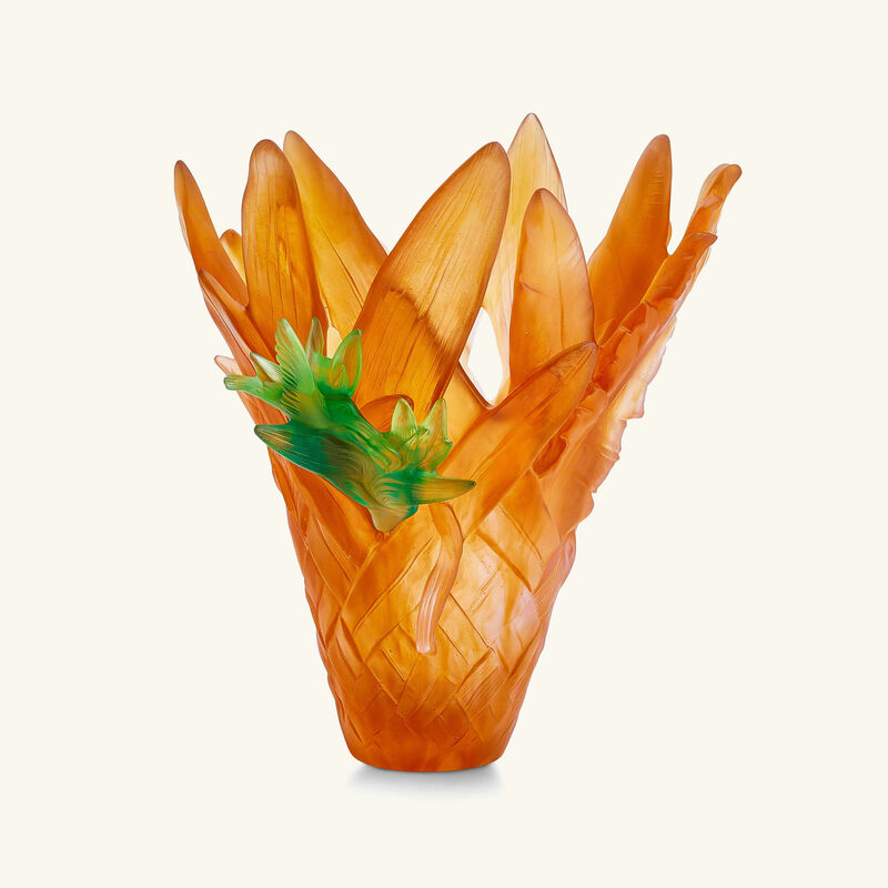 مزهرية تريساج بارادي متوسطة برتقالية دوم مزهرية تريساج بارادي متوسطة برتقالية