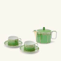 rosenthal signum fern tea set green 5 pieces
