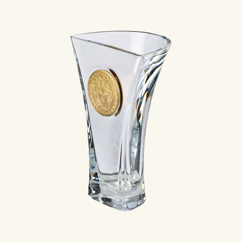 versace medusa madness vase medium clear