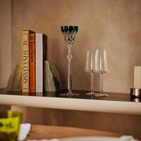 baccarat tsar wine glass green