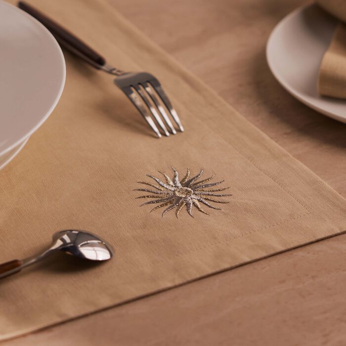 catherine denoual sunshine placemat beige