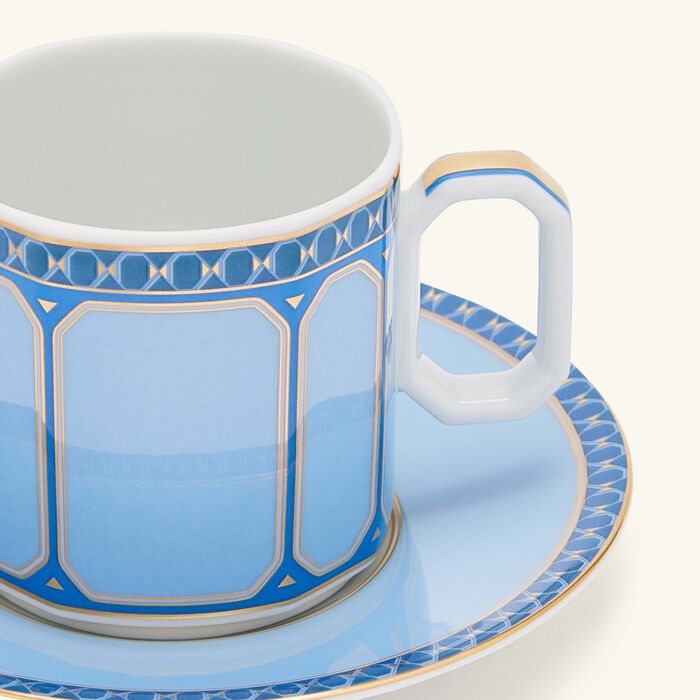rosenthal signum azure coffee cup saucer blue