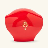 lladro the snake sculpture small red