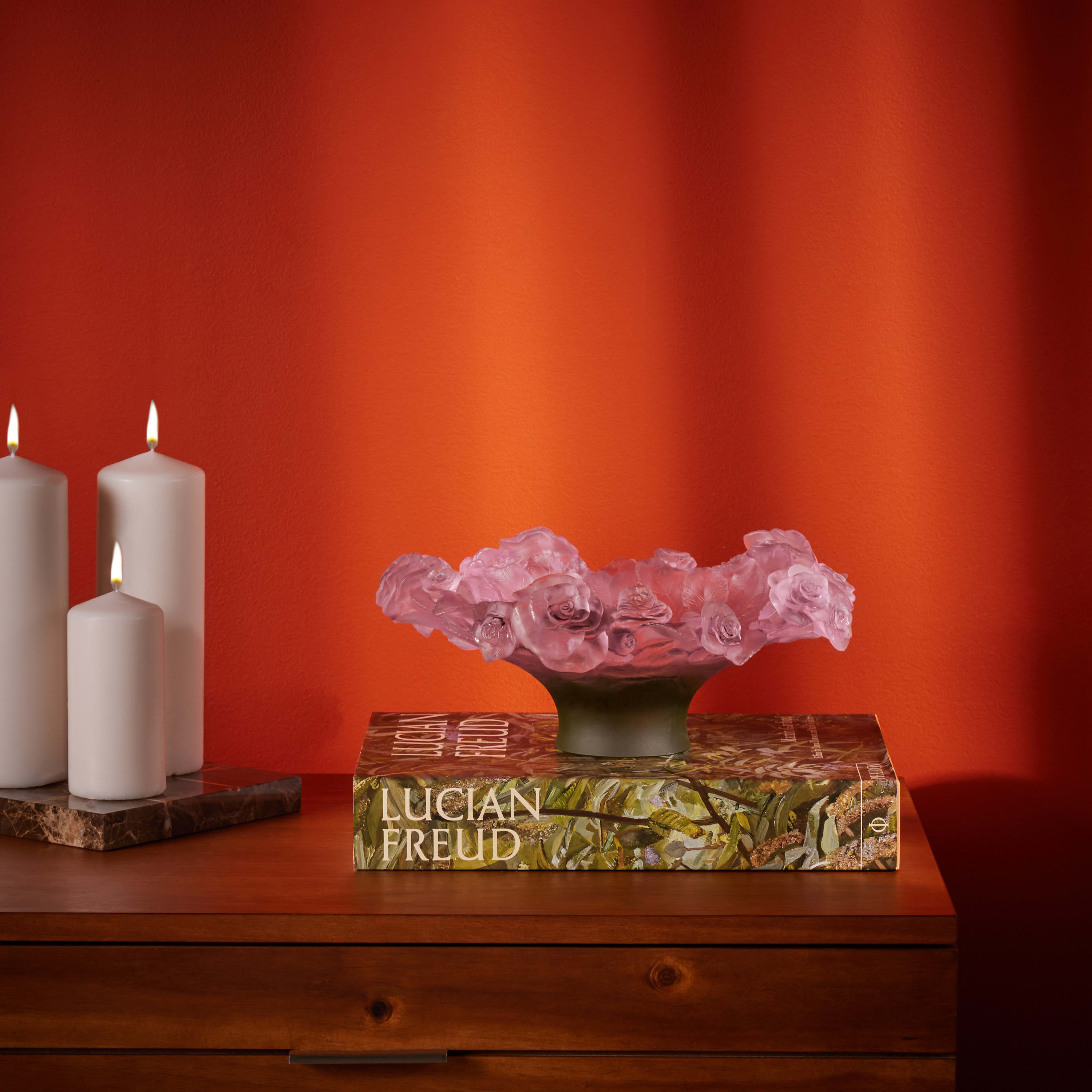 セット リッコ28 Daum Rose Centerpiece Pink | Tanagra Kuwait