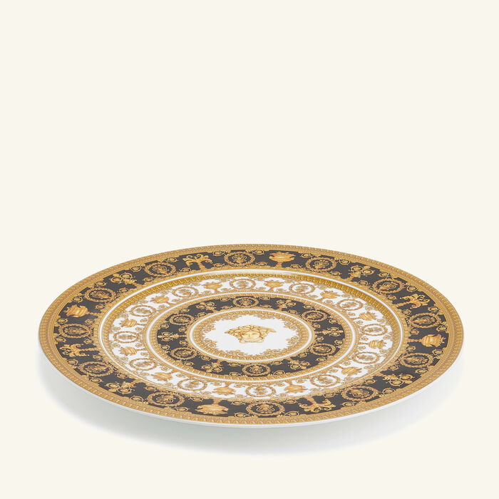 versace i love baroque charger plate round gold 33cm