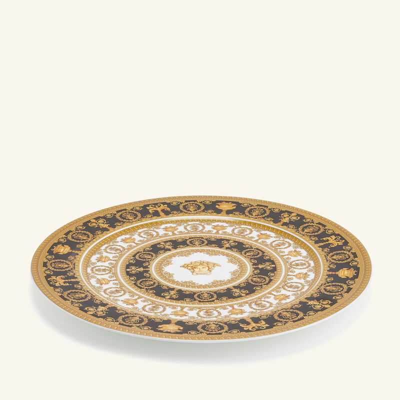 versace i love baroque charger plate round gold 33cm