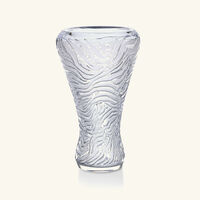 lalique zebra vase large clear limited edition