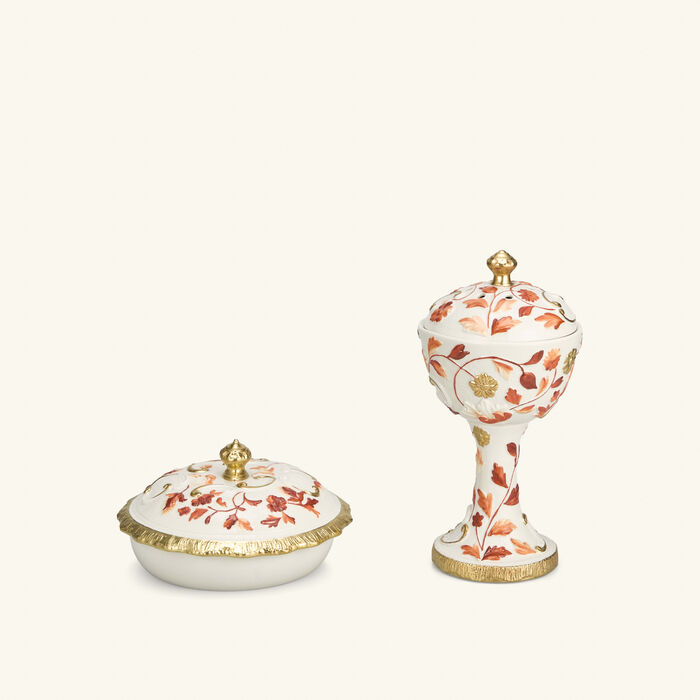 villari taormina incense burner red