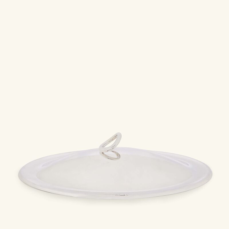 christofle vertigo cover oval silver plated