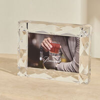 baccarat louxor picture frame clear 4x6