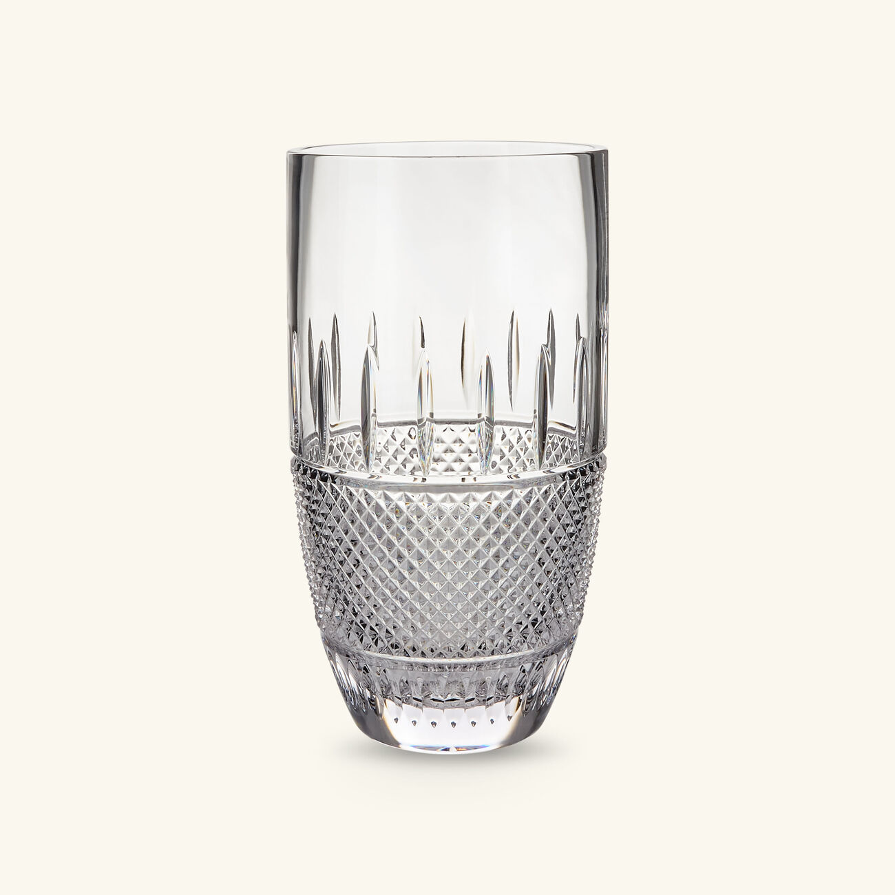 waterford mastercraft irish lace vase medium clear