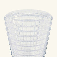 baccarat eye vase round medium clear