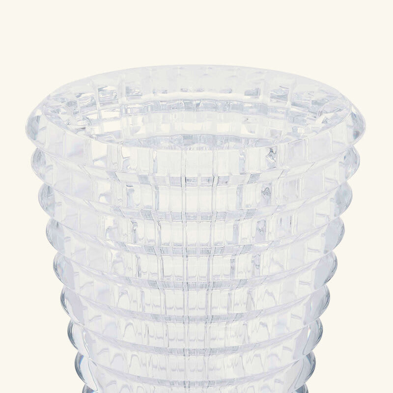 baccarat eye vase round medium clear