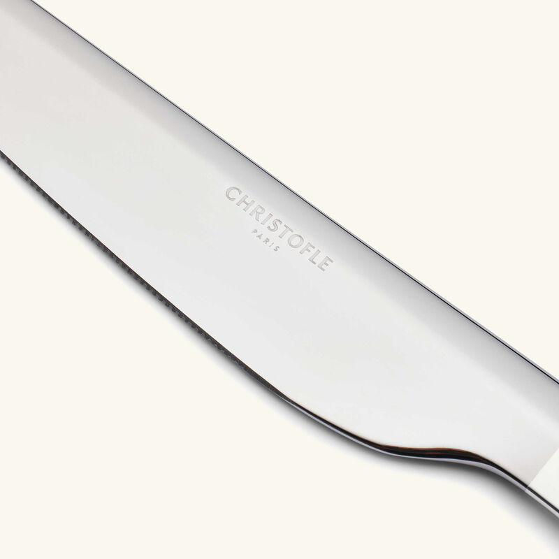Infini Serrated Dinner Knife Silver Plated christofle infini serrated dinner knife silver plated