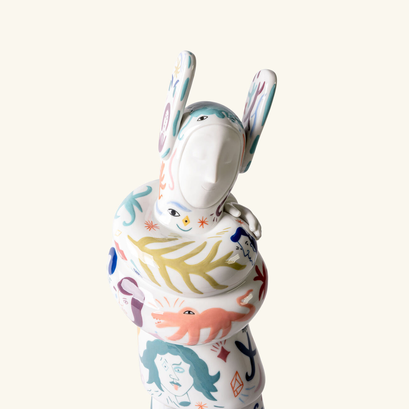 لادرو منحوتة إمبريسد صغيرة وردية محدودة الإصدار