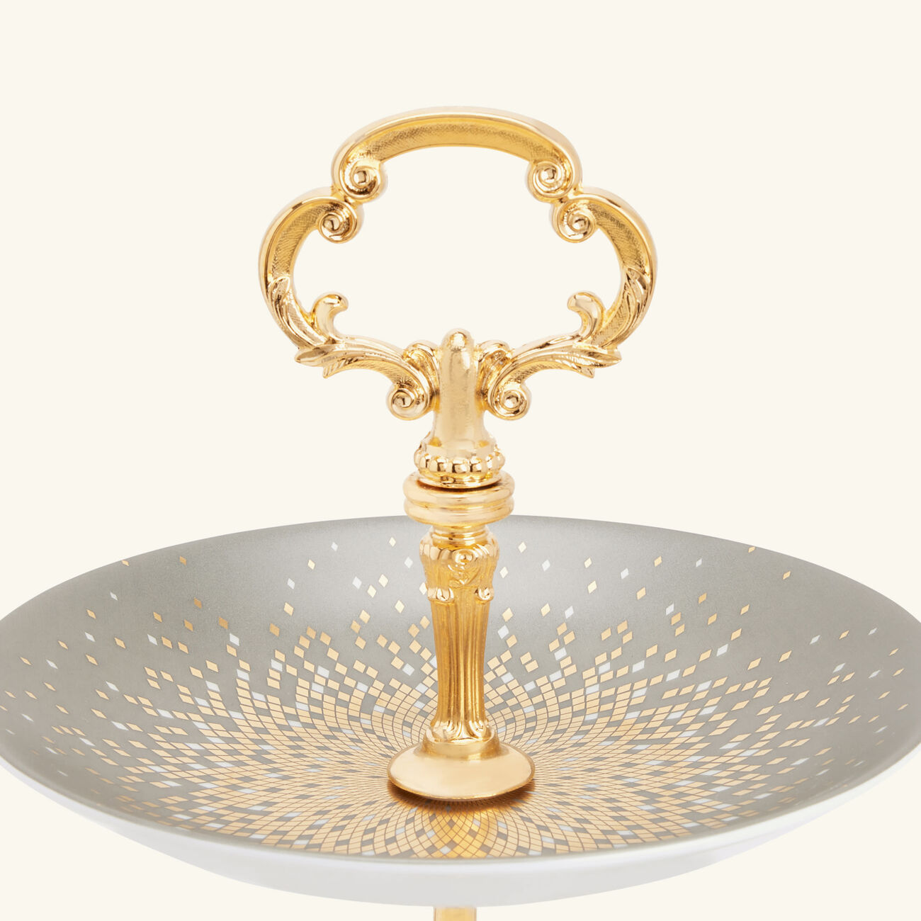 haviland souffle d or 3 tier cake stand