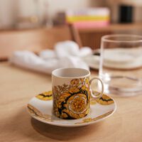 Barocco 92 Espresso Cup & Saucer versace barocco 92 espresso cup   saucer